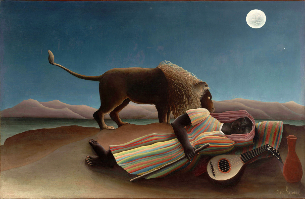 Henri Rousseau. The sleeping Gypsy