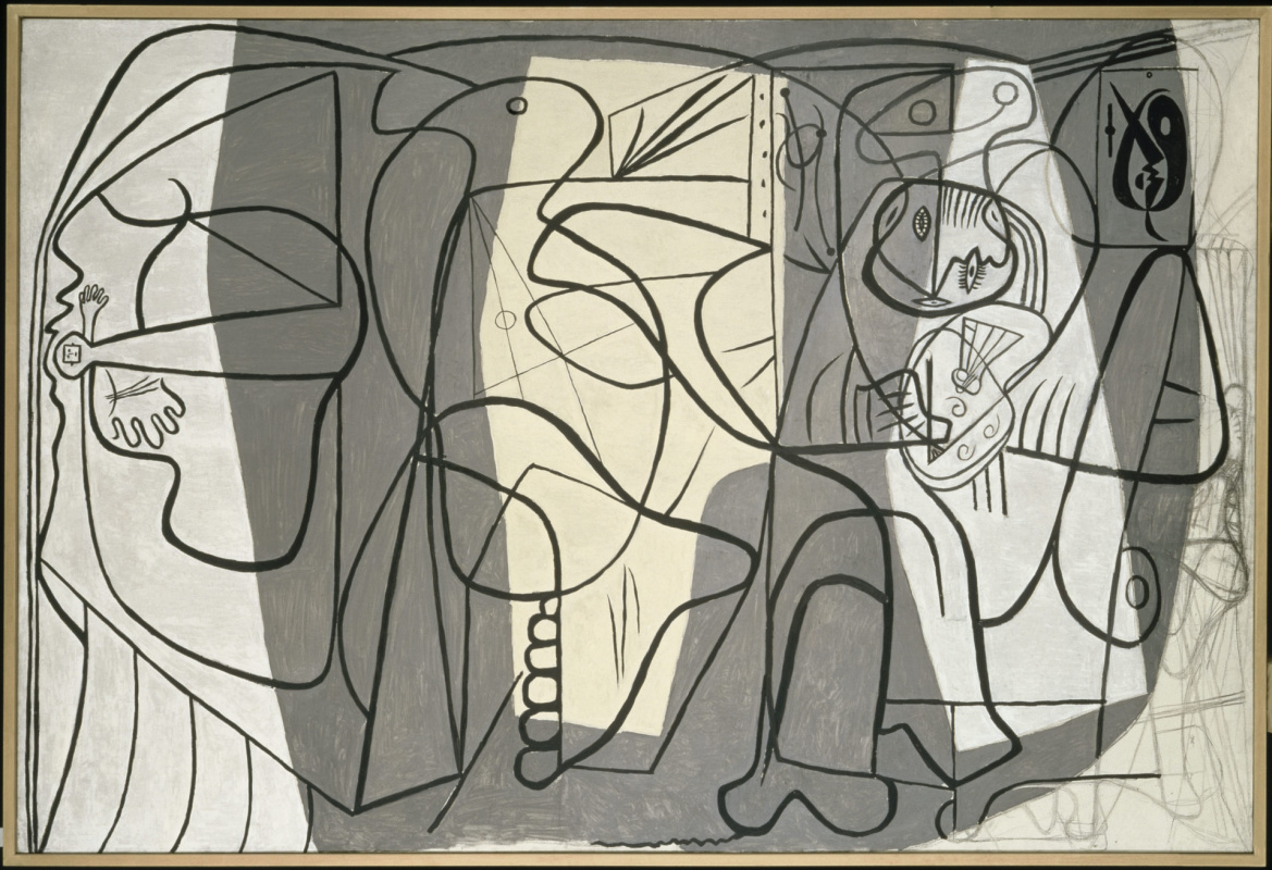 Pablo Picasso. The artist and his model