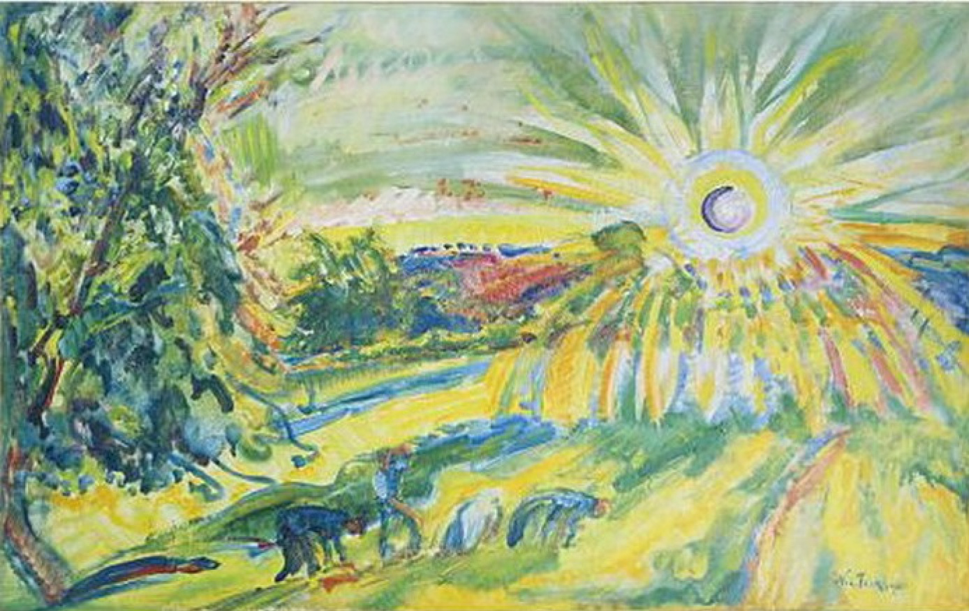 Николай Александрович Тархов 1871-1930 - Полное солнце, 1920, 69×46 см:  Описание произведения | Артхив