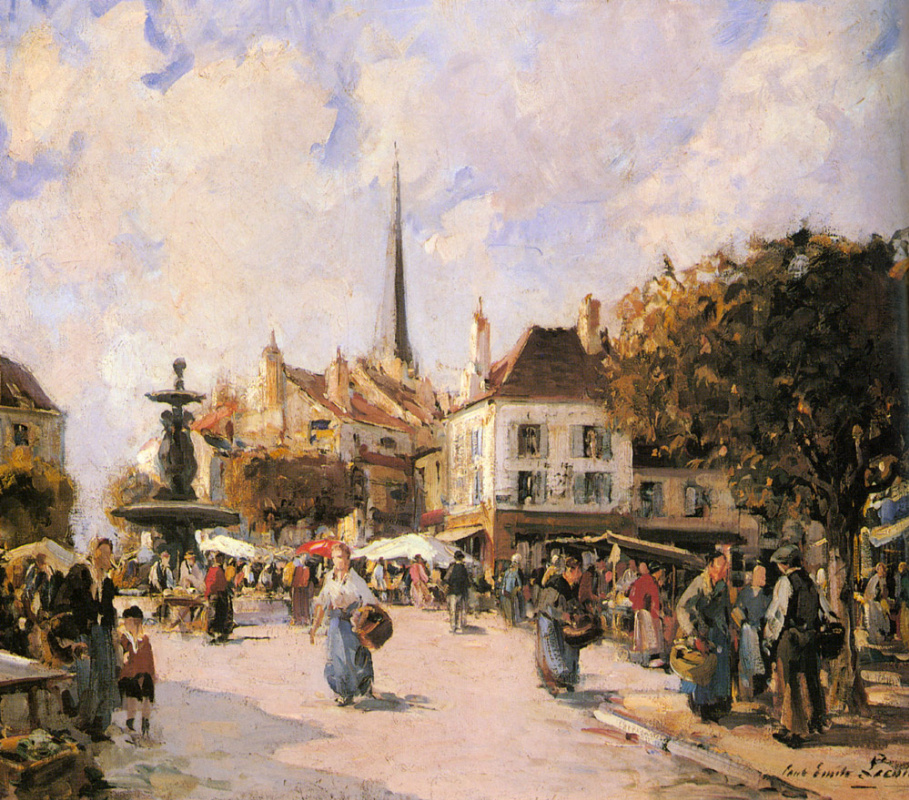 Paul Emile LeCompt. The French market