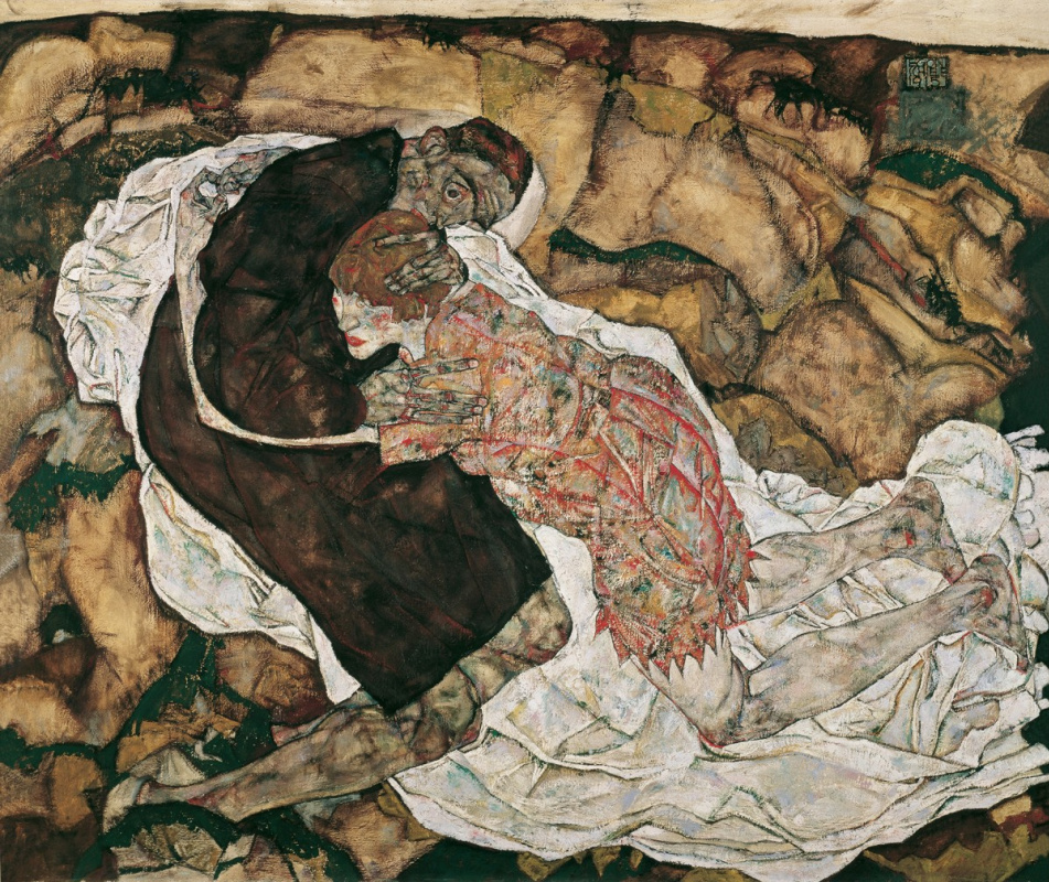 Egon Schiele. Death and the maiden