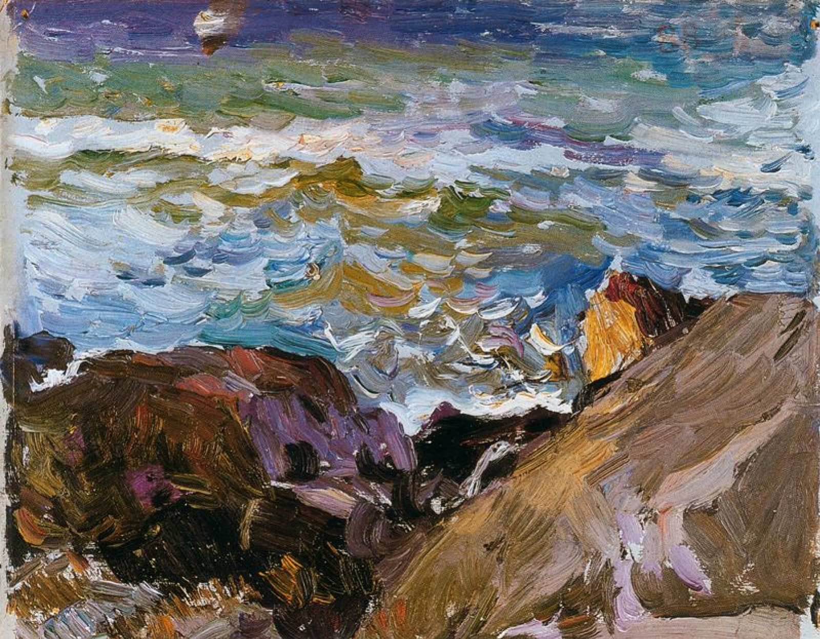 Joaquin Sorolla（Soroya） The sea in Ibiza, 1904：作品描述| Arthive