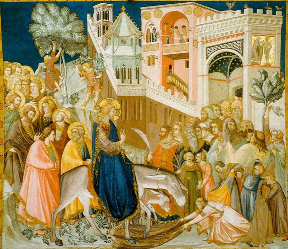 Pietro Lorenzetti. The entrance of Jesus into Jerusalem
