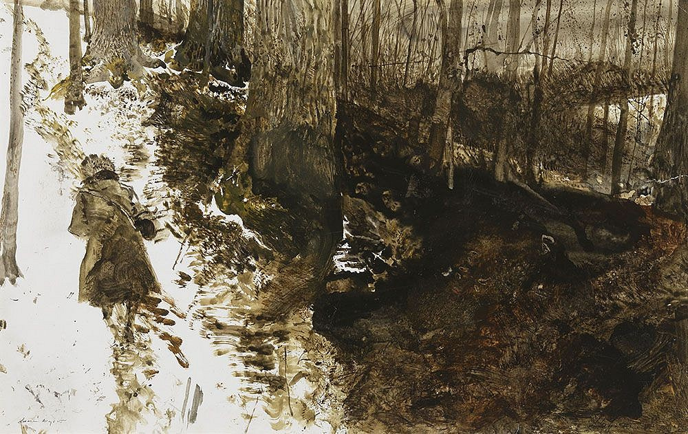 Andrew Wyeth. Helga on the path