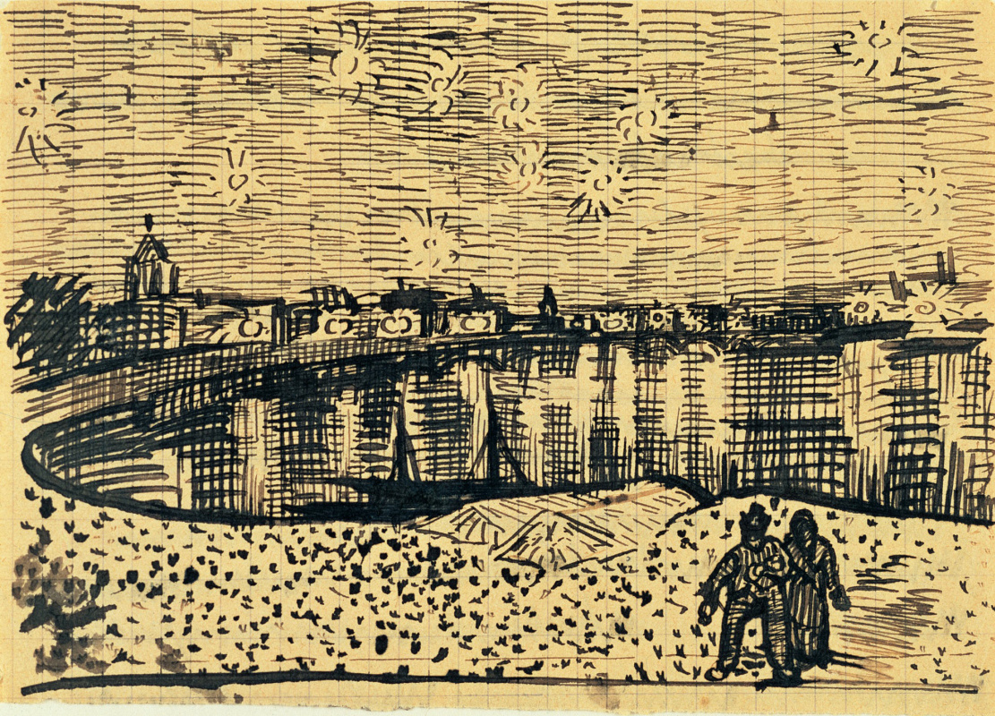 Винсент Ван Гог (1853 – 1890) «Звездная ночь». 1889 Г.