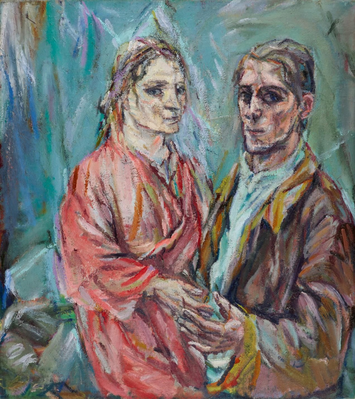 Oskar Kokoschka. Double portrait: Oscar Kokoshka and Alma Mahler