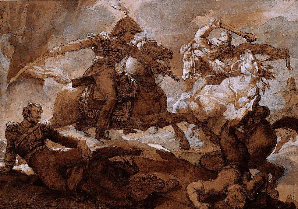 Théodore Géricault. Battle riders