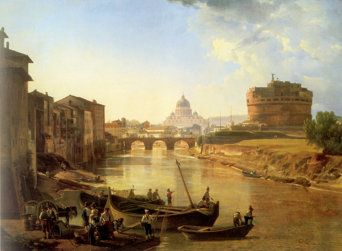 Sylvester Feodosievich Shchedrin. New Rome. Castel Sant'angelo