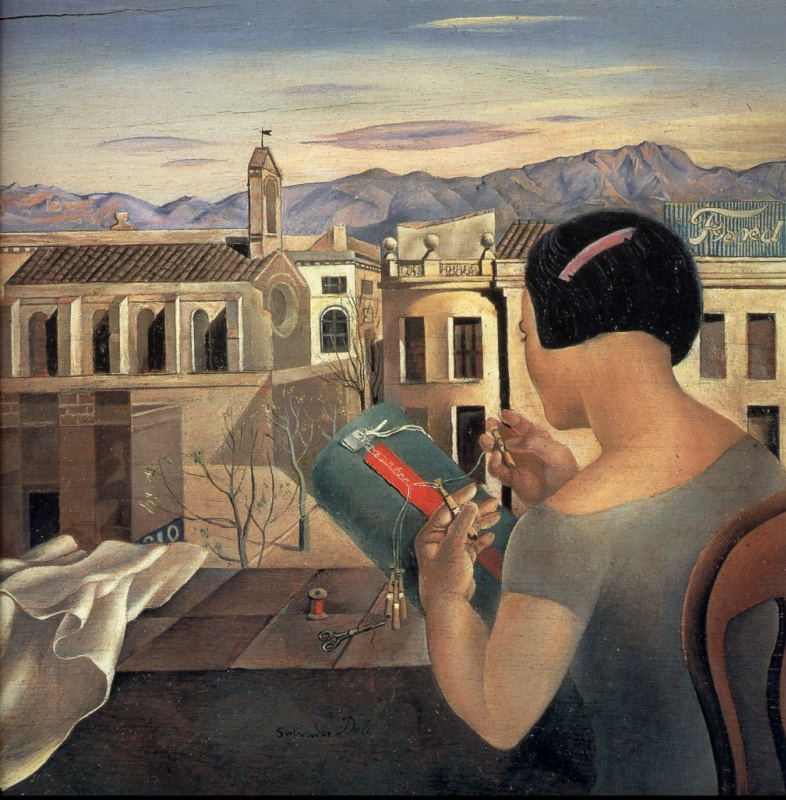 Salvador Dali. Woman at the window in Figueres