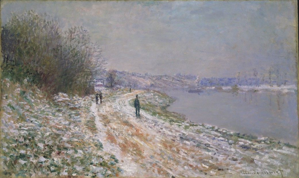 Claude Monet. The shoreline at Argenteuil