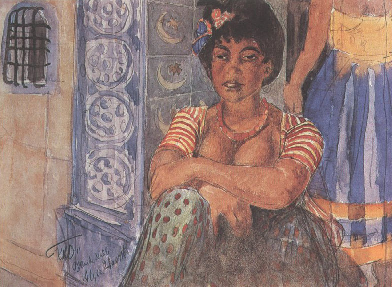 Kuzma Sergeevich Petrov-Vodkin. Algerian woman