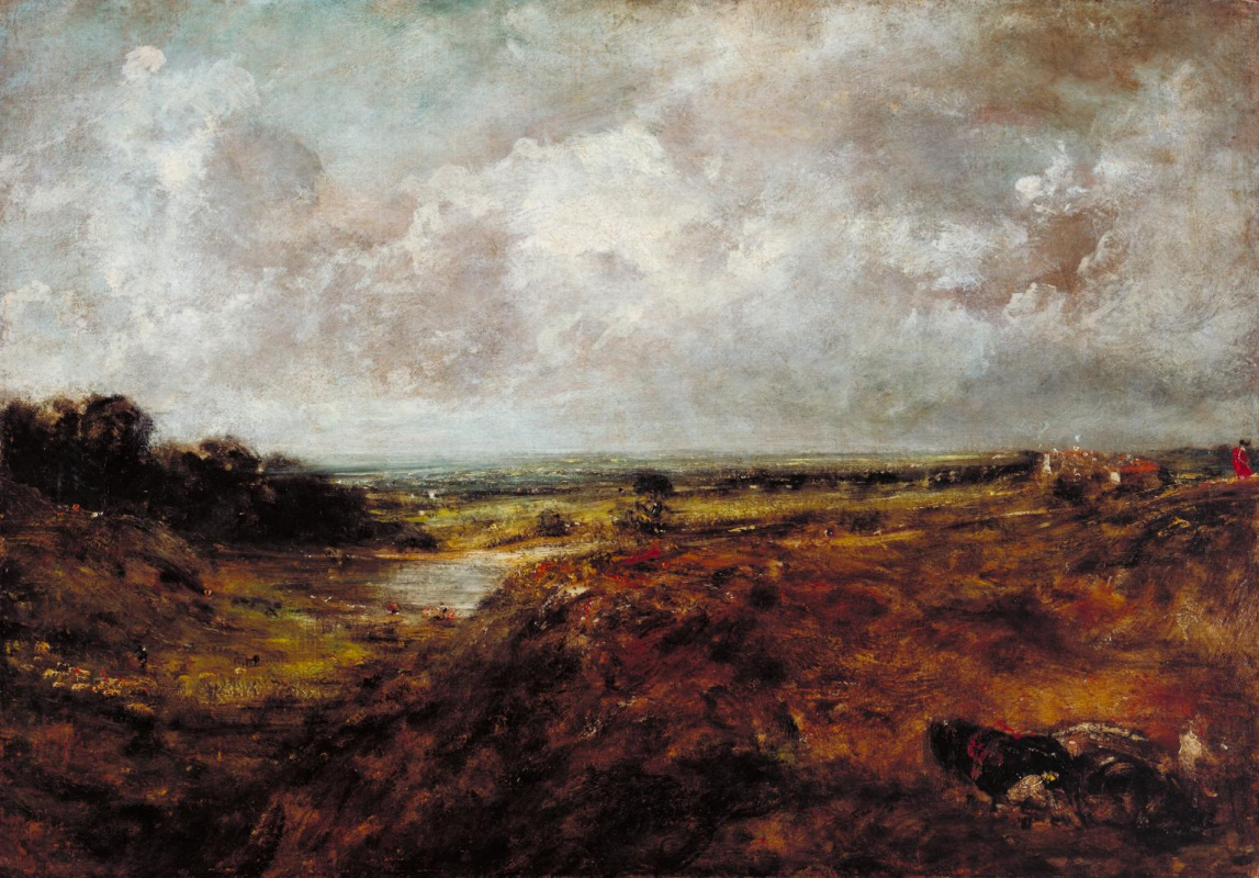 John Constable. Pond hill in Hampstead