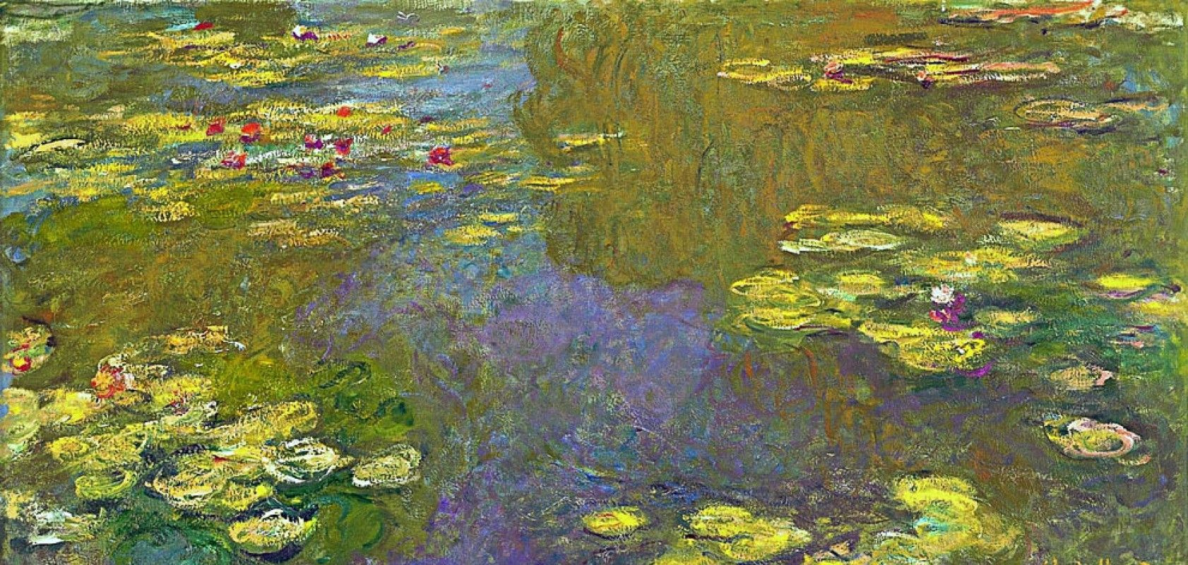 Claude Monet. A pond with water lilies