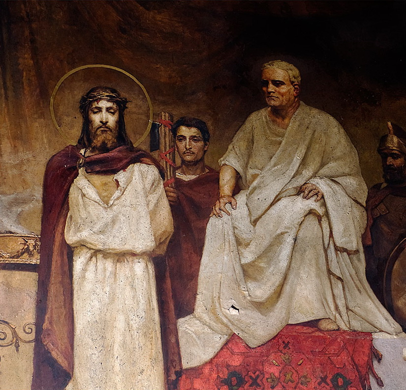 Wilhelm Kotarbinsky. The Court Of Pilate. Fragment of painting of the Vladimir Cathedral in Kiev
