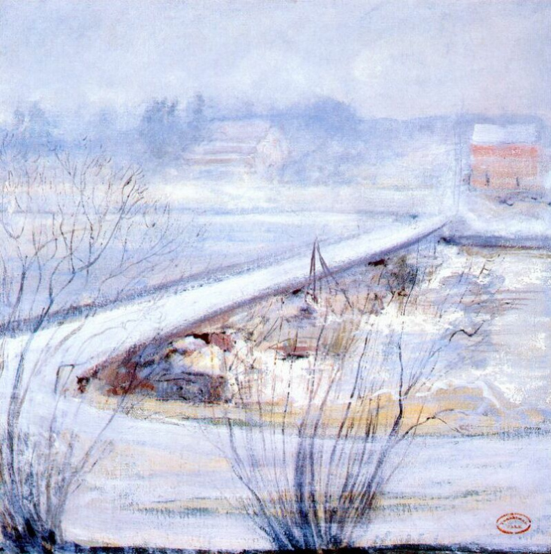 John Henry Twachtman. Winter day