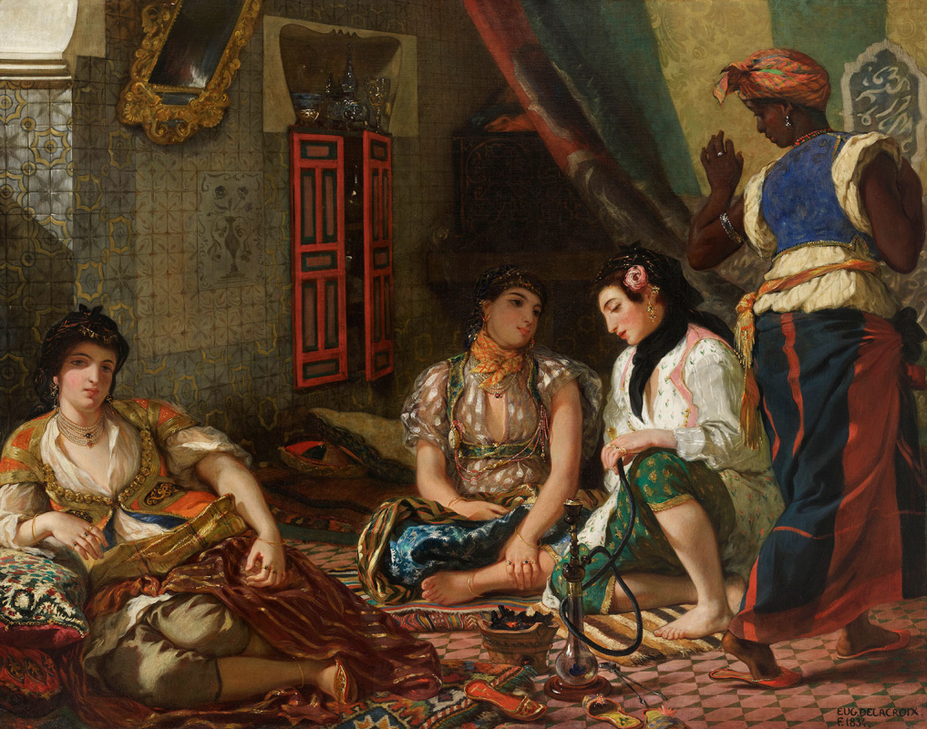Eugene Delacroix. Algerian women