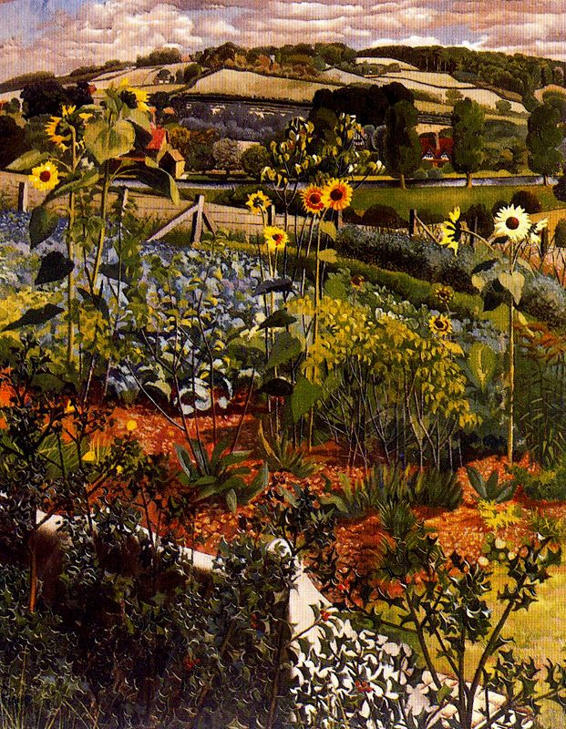 Stanley Spencer. Sunflowers