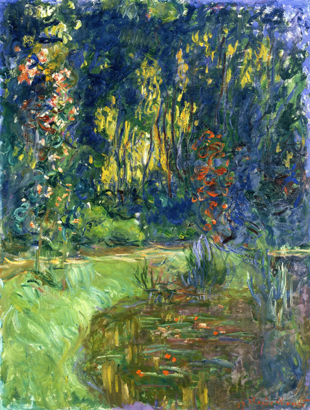 Claude Monet. Water Lily Pond at Giverny