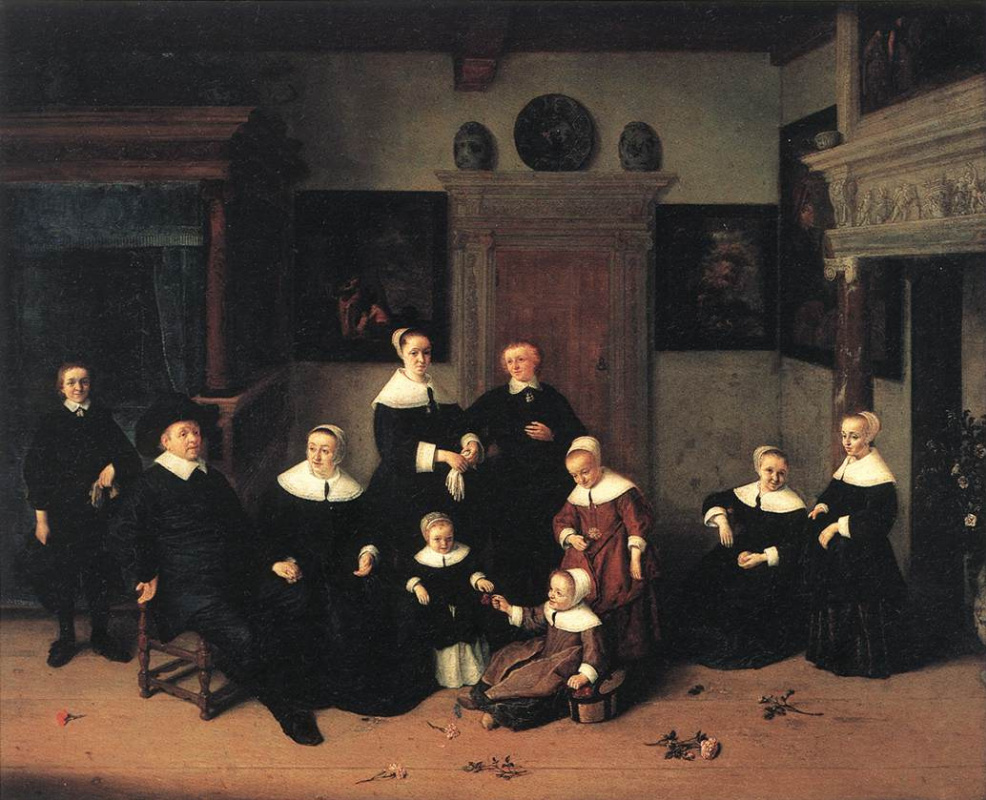 Adrian Jans van Ostade. Family portrait