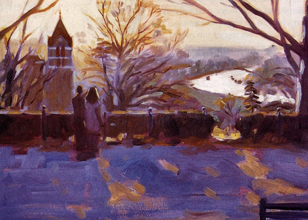 Aldo Balding. Winter day in Richmond hill