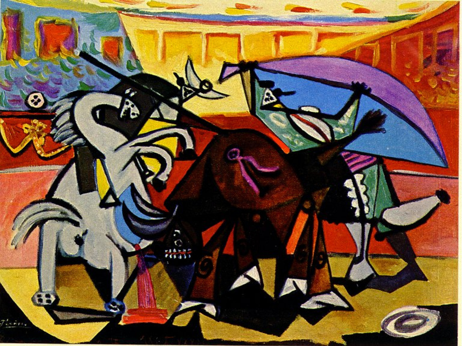 tienda de comestibles Viva clon Pablo Picasso Corrida de toros, 1934, 65×49 cm: Descripción de la obra |  Arthive