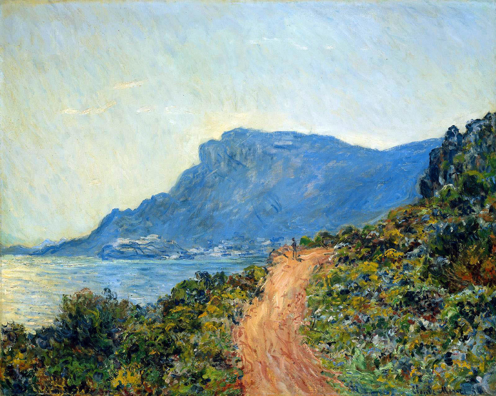 claude monet mountain painting