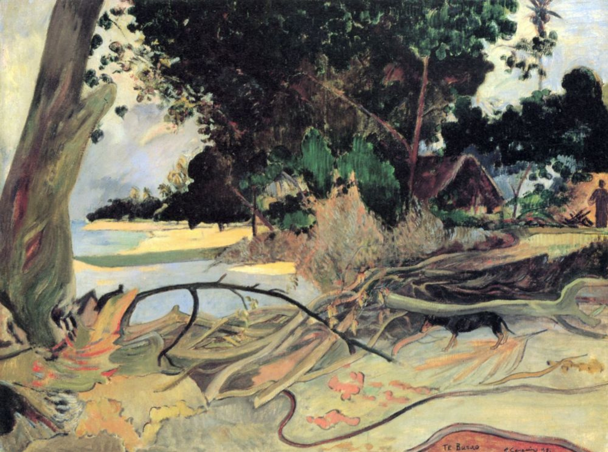 Paul Gauguin The tree hibiscus, 1892, 91×68 cm: Descripción de la obra |  Arthive