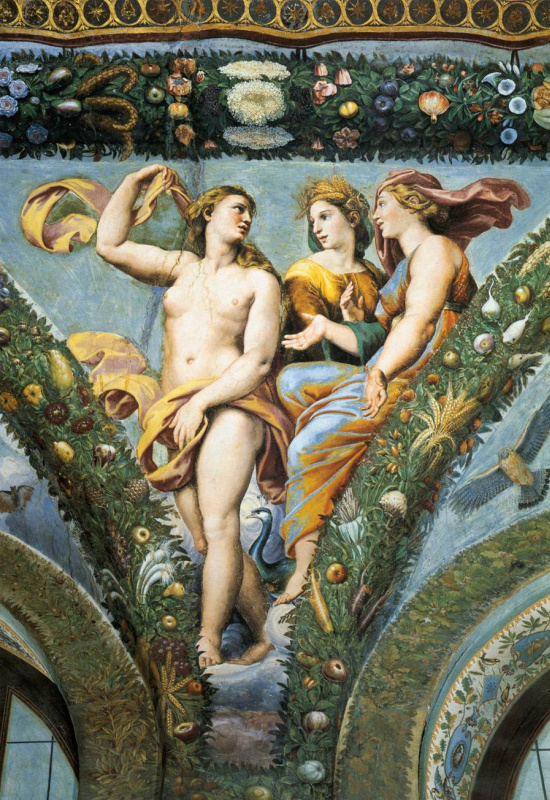 Джованни да Удине. Венера, Церера и Юнона