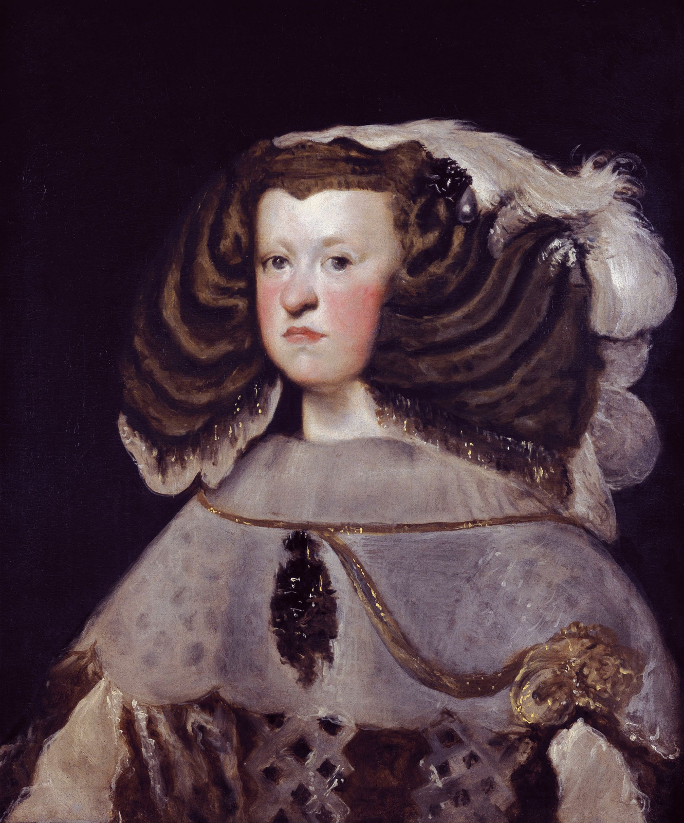 Diego Velazquez. Portrait of Queen Marianna of the Austrian