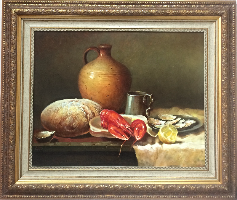Sergey Alexandrovich Chizhevsky. Still life with lobster