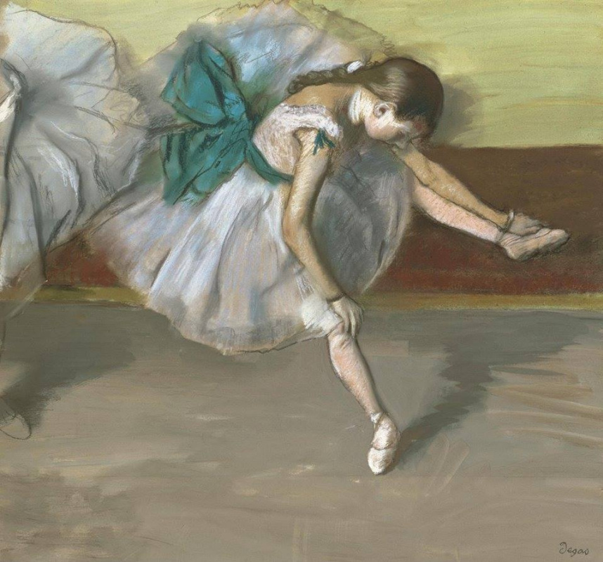 Edgar Degas Bailarina En Reposo 1879 59×64 Cm Descripción De La Obra Arthive 