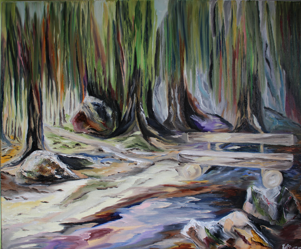 Yana Kott. Alpine forest