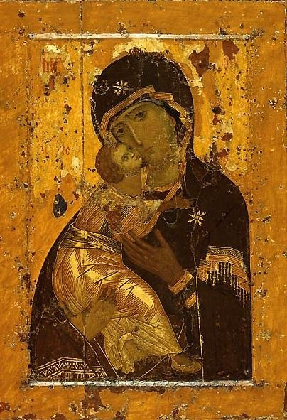 Russian Icon. Our Lady Of Vladimir