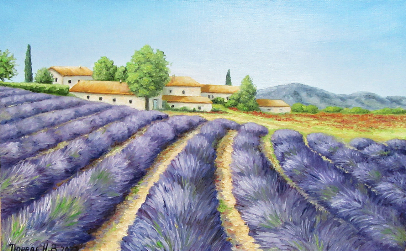Natalia Viktorovna Tyuneva. Fields of lavender