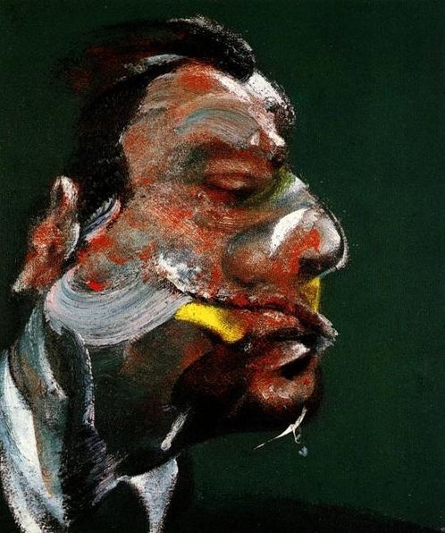 Francis Bacon. Sketch of the head of George Dyer