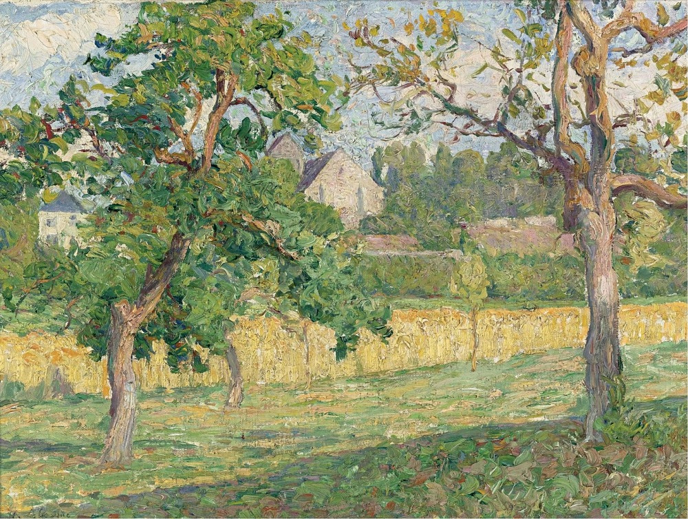 Henri Lebasque. Landscape on the outskirts of Compiègne
