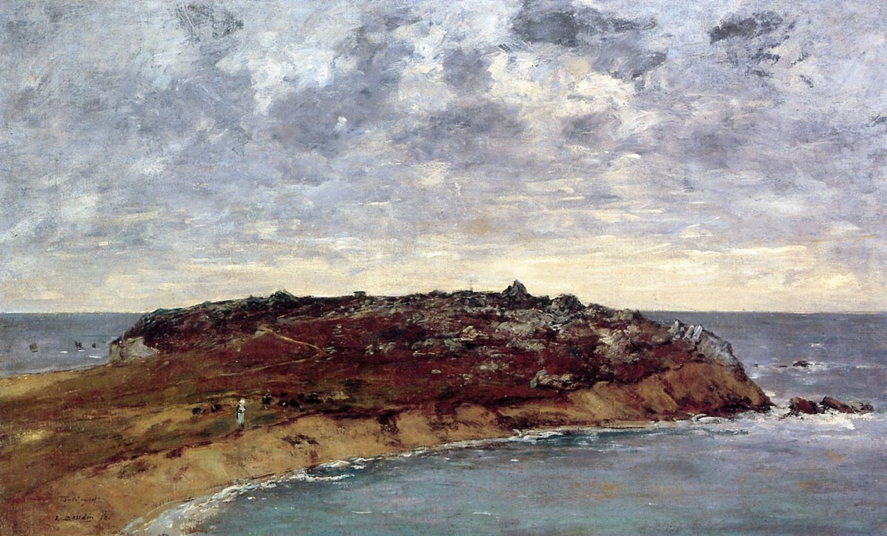 Eugene Boudin. Camaret, Tuling