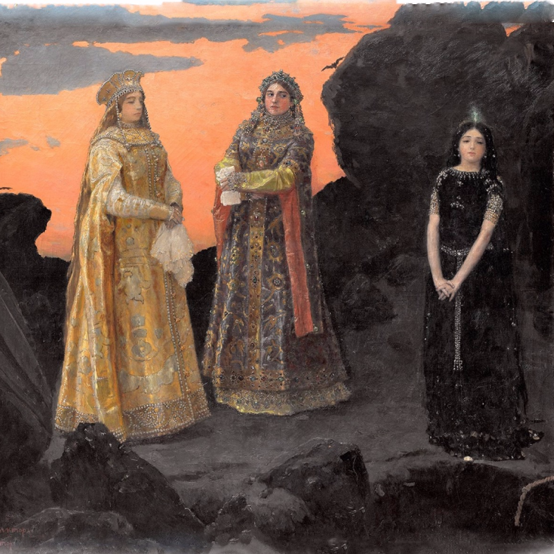 Viktor Vasnetsov. Three princesses of the underworld kingdom