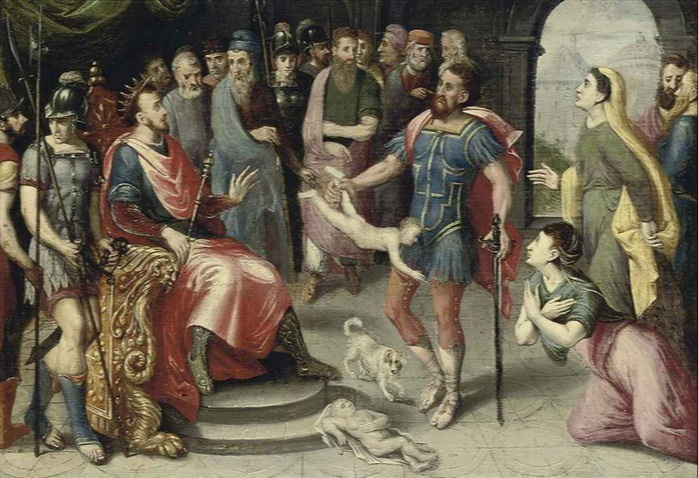 Frans Floris. Solomon's Trial