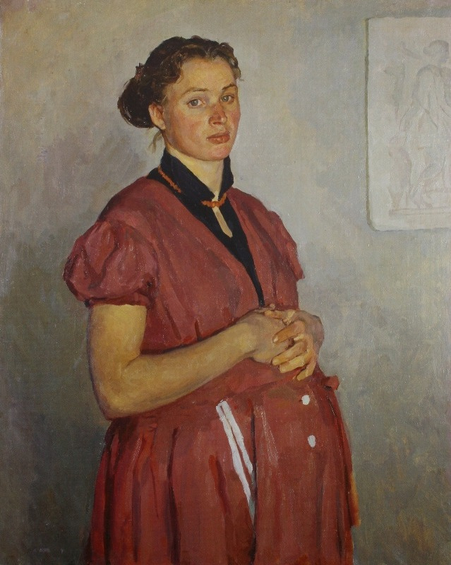 Dmitry Zhilinsky. Portrait of his wife