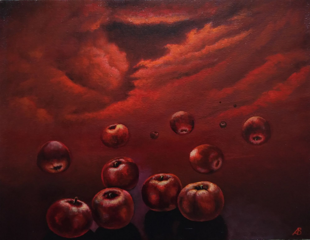 Vladimir Vasilyevich Abaimov. The red Apples