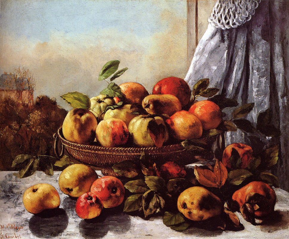Gustave Courbet. Still life with fruits
