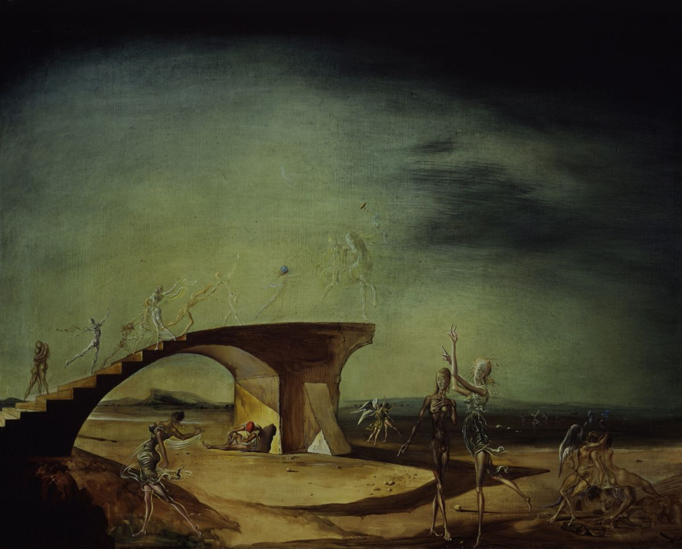 Salvador Dali. Destroyed bridge of dreams