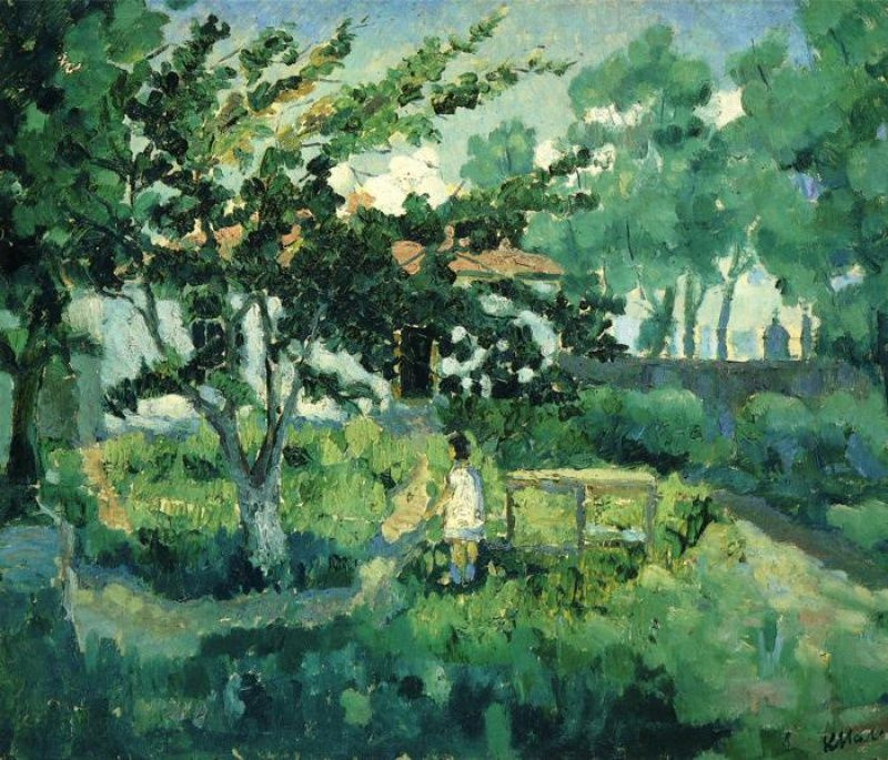 Kazimir Malevich. Summer landscape