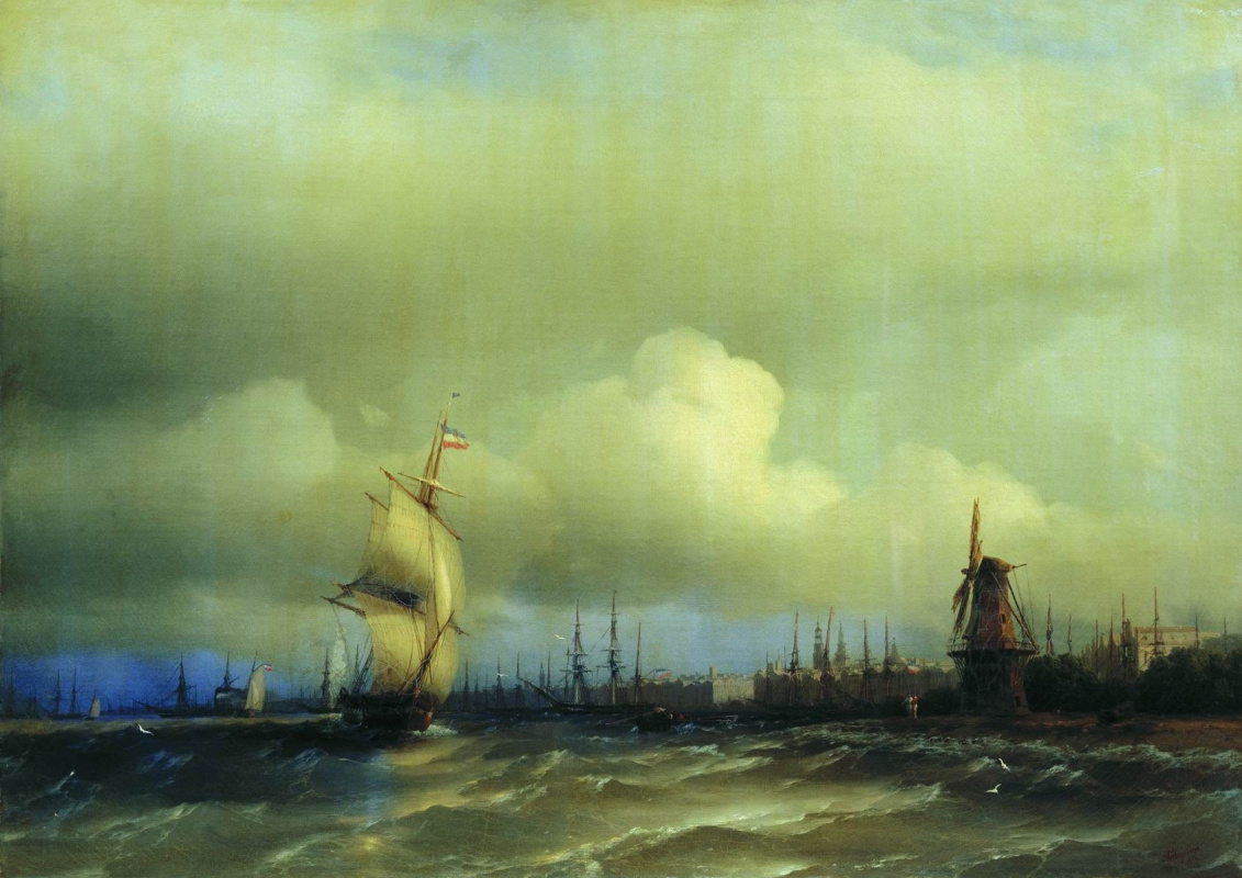 Ivan Aivazovsky. View Of Amsterdam