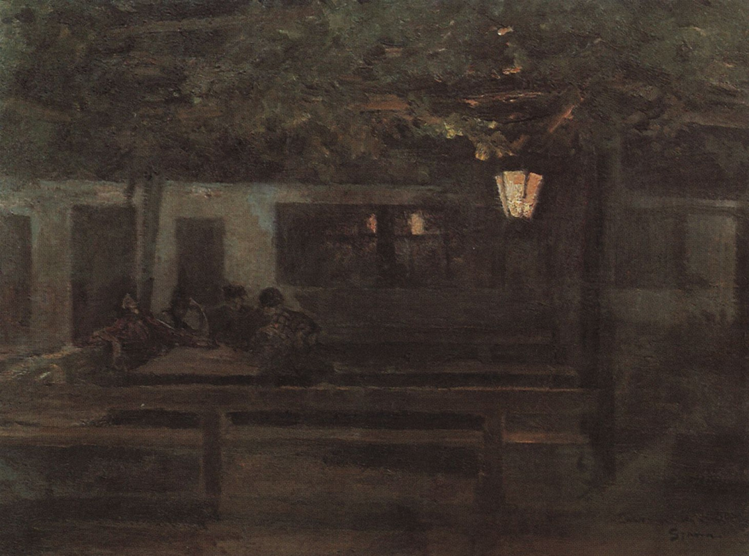 Konstantin Korovin. At the Spanish tavern
