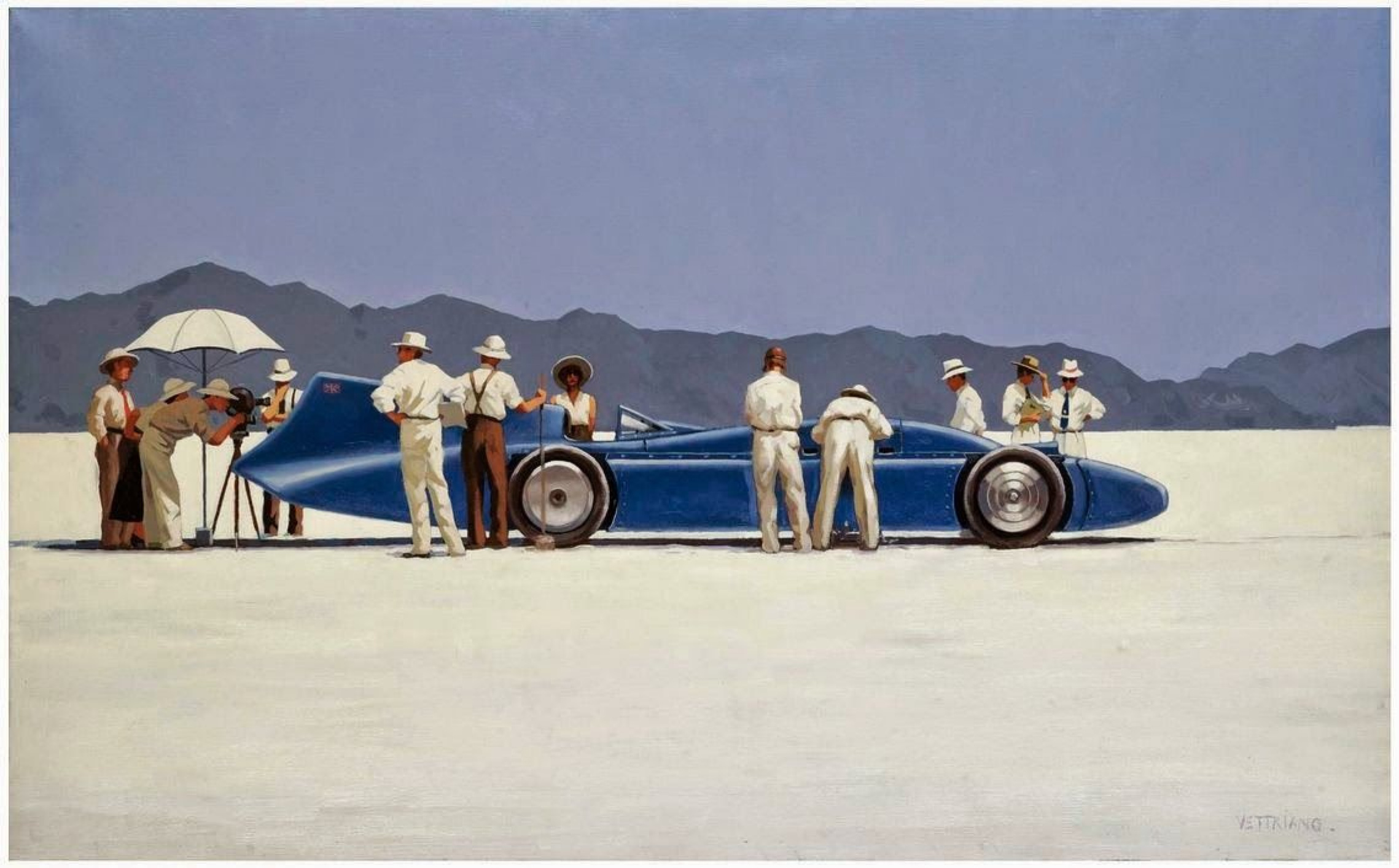 Blue bird, 1951 by Jack Vettriano History, Analysis and Facts Arthive photo