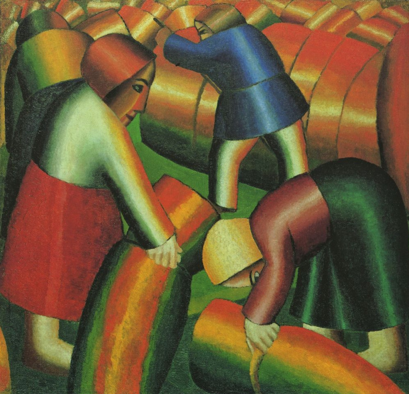 Kazimir Malevich. Cleaning rye
