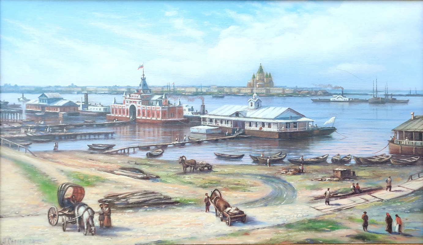 Alexey Vladimirovich Sychev. At the pier