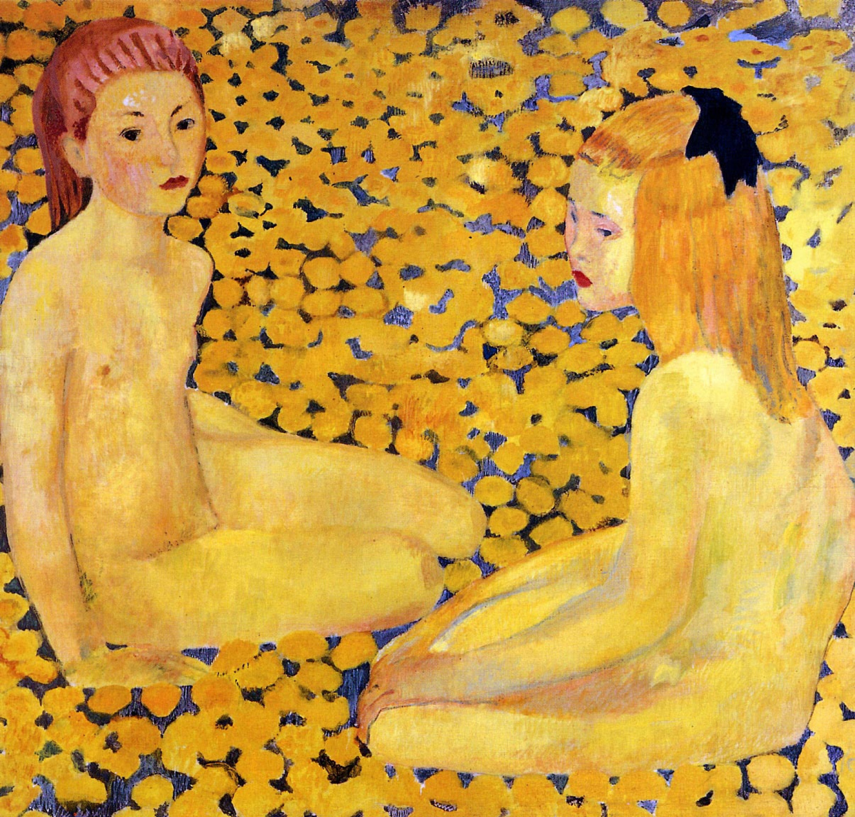 Cuno Amiet Yellow girls, 1931: Descripción de la obra | Arthive